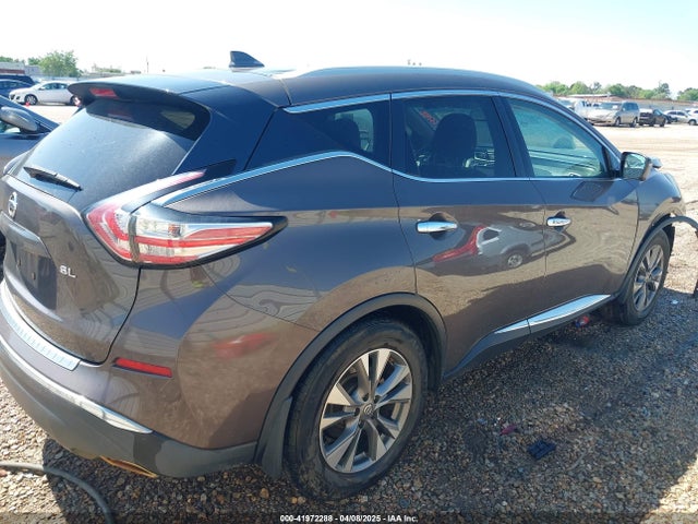 2018 Nissan Murano Sl მანქანა იყიდება აუქციონზე, vin: 5N1AZ2MG7JN158543, აუქციონის ნომერი: 41972288
