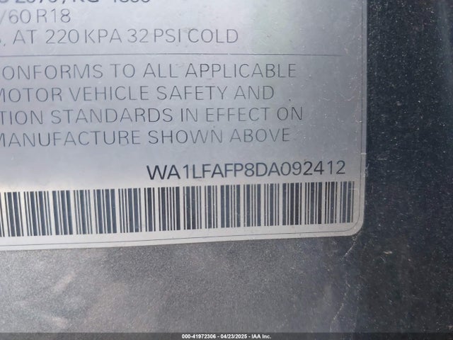 2013 AUDI Q5 WA1LFAFP8DA092412 Photo 8