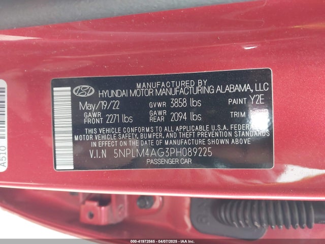 Hyundai ELANTRA SEL 2023 5NPLM4AG3PH089225 Image 9
