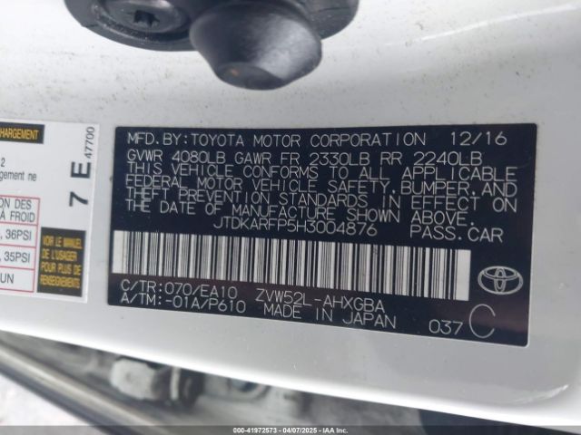 JTDKARFP5H3004876 Toyota Prius Prime Advanced