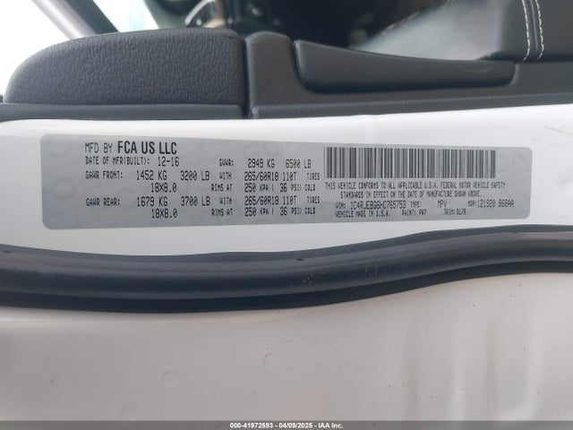 1C4RJEBG6HC765753 Jeep 2017