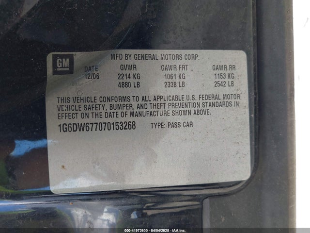 2007 CADILLAC STS 1G6DW677070153268 Photo 8