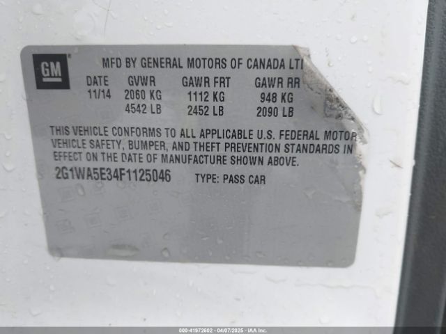 2G1WA5E34F1125046 Chevrolet Impala Limited Ls