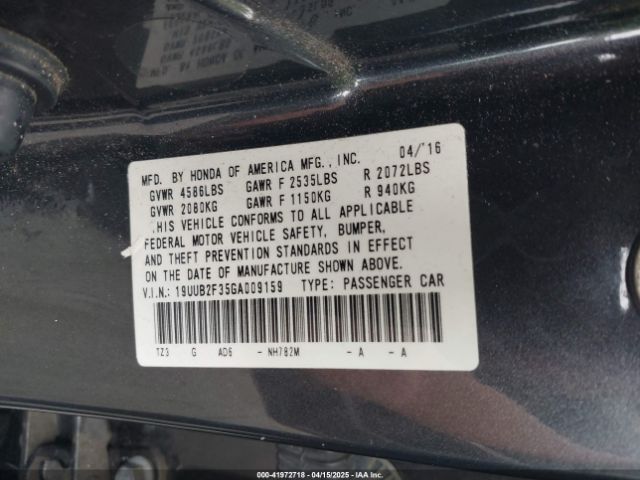 19UUB2F35GA009159 Acura Tlx V6