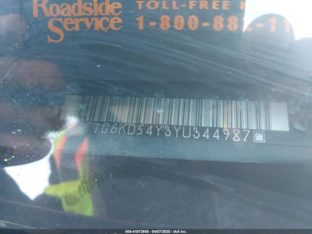 2000 CADILLAC DEVILLE 1G6KD54Y3YU344987 Photo 8