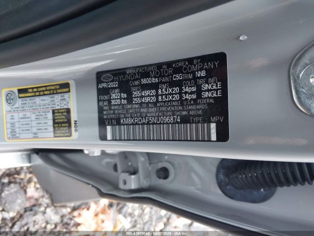 KM8KRDAF5NU096874 Hyundai Ioniq 5 Limited