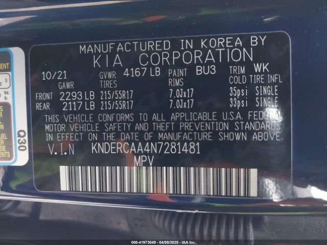 2022 KIA SELTOS KNDERCAA4N7281481 Photo 8
