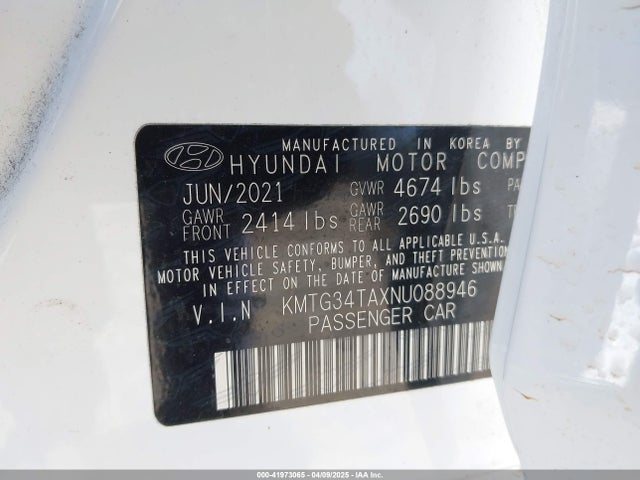 KMTG34TAXNU088946 Genesis G70 2.0t Rwd