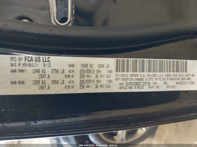 3C4PDCGB6GT107739 Dodge Journey Crossroad Plus