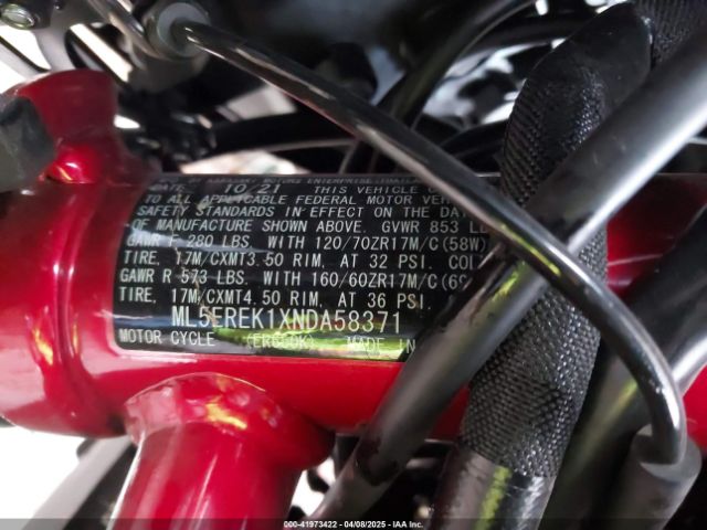 2022 KAWASAKI ER650 ML5EREK1XNDA58371 Photo 9