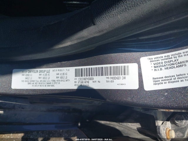 Chrysler 200 Limited 2015 1C3CCCAB2FN536650 Image 9