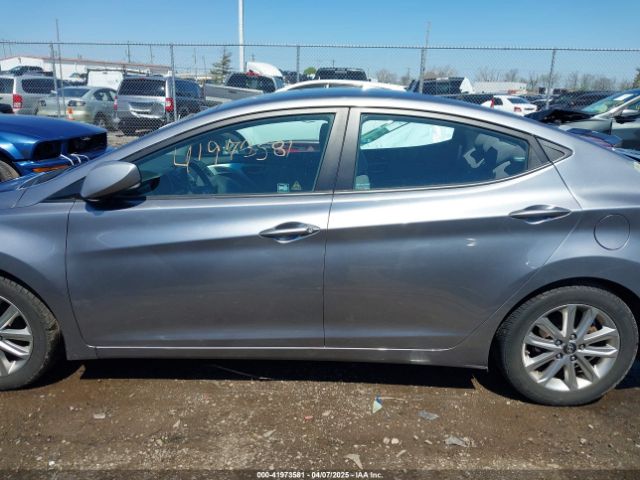 KMHDH4AE5FU321296 Hyundai ELANTRA SE