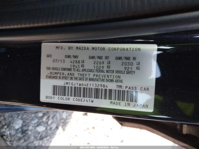 JM1GJ1W64E1132984 Mazda Mazda6 I Grand Touring