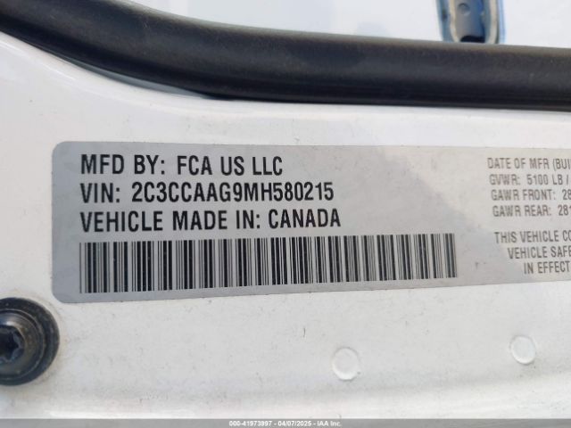 2021 CHRYSLER 300 2C3CCAAG9MH580215 Photo 8