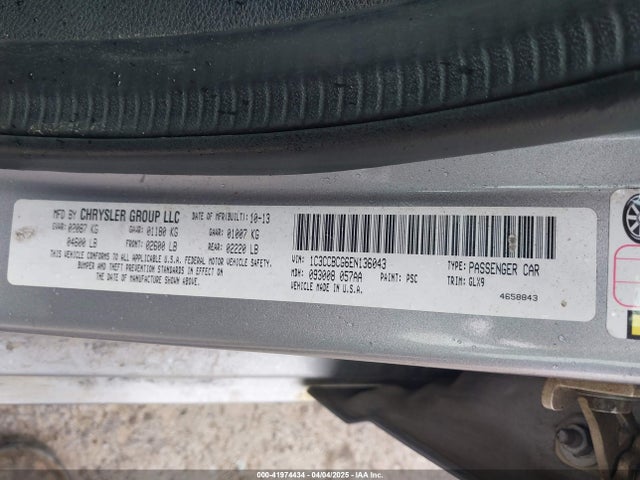 1C3CCBCG6EN136043 Chrysler 200 Limited