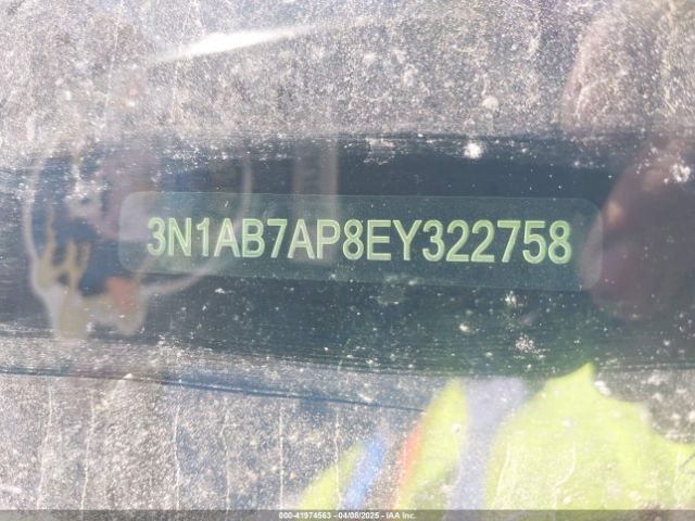 3N1AB7AP8EY322758 Nissan SENTRA S