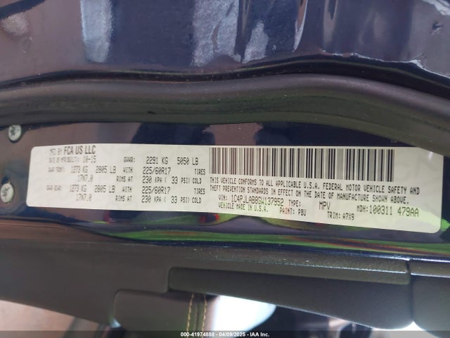 1C4PJLAB8GW137952 Jeep 2016