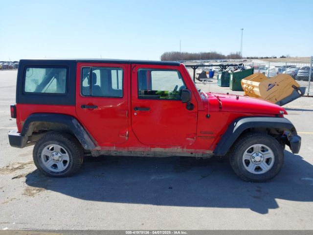 1C4BJWKG2GL321551 Jeep Wrangler Unlimited Sport Rhd