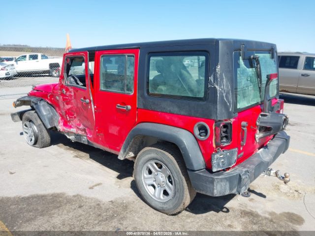 1C4BJWKG2GL321551 Jeep Wrangler Unlimited Sport Rhd