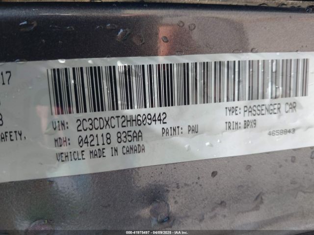 2C3CDXCT2HH609442 Dodge Charger R/t Rwd