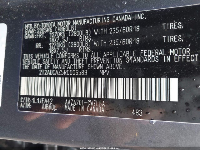 Lexus NX 250 2024 2T2ADCAZ5RC006589 Image 9