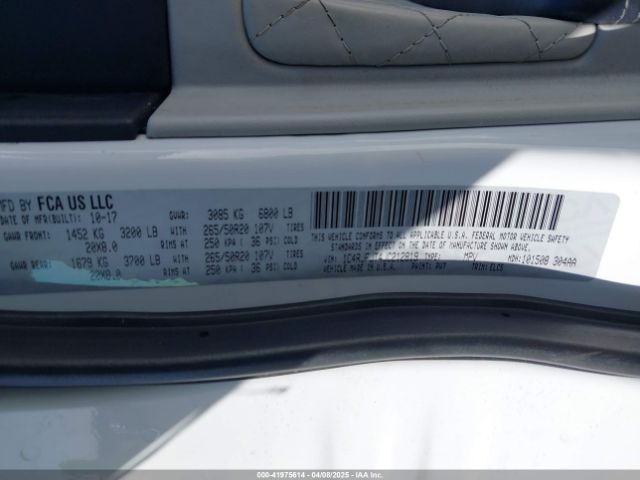 1C4RJFJT4JC212819 Jeep Grand Cherokee Summit 4x4