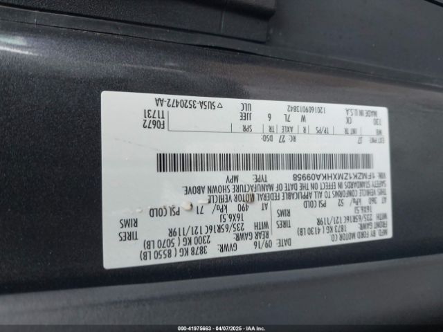 1FMZK1ZMXHKA09958 Ford Transit-150 Xlt