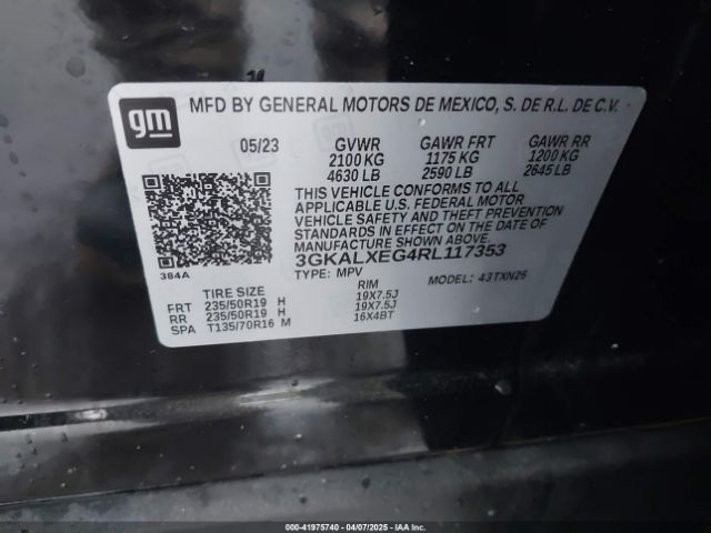 3GKALXEG4RL117353 GMC Terrain Awd Denali