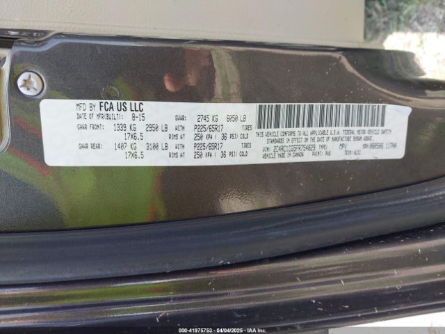 2C4RC1CG5FR754829 Chrysler Town & Country Touring-l