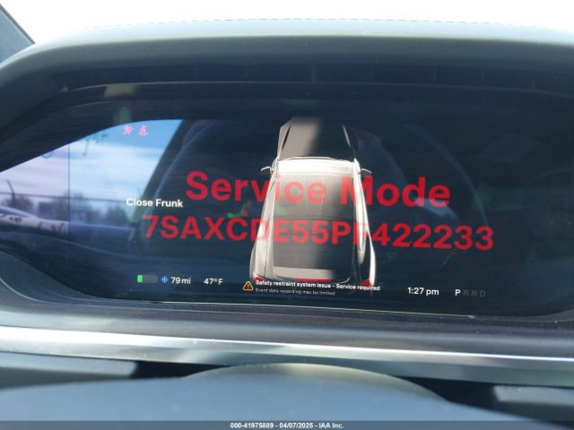7SAXCDE55PF422233 Tesla Model X Dual Motor All-wheel Drive/standard Range