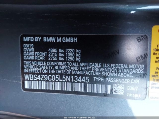 WBS4Z9C05L5N13445 BMW M4