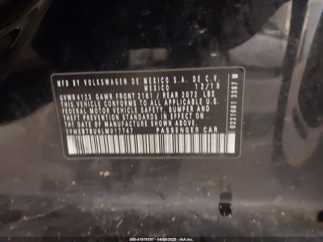 3VWEB7BU6LM017747 Volkswagen Jetta 1.4t Sel