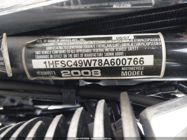 2008 HONDA VTX1800 1HFSC49W78A600766 Photo 9