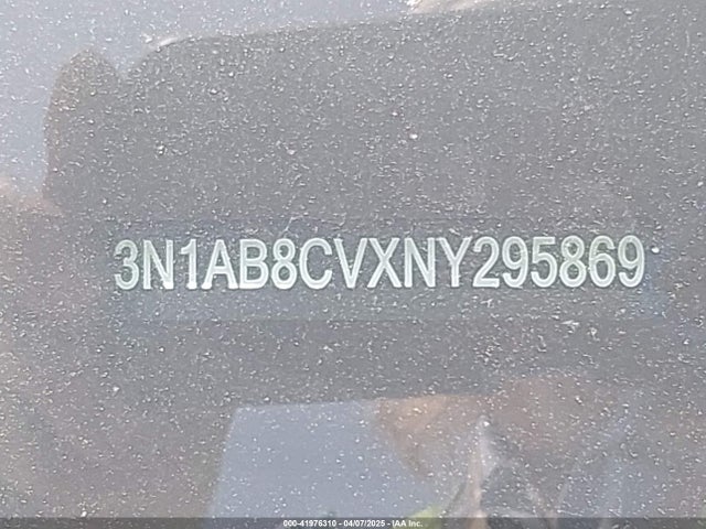 3N1AB8CVXNY295869 Nissan Sentra Sv Xtronic Cvt