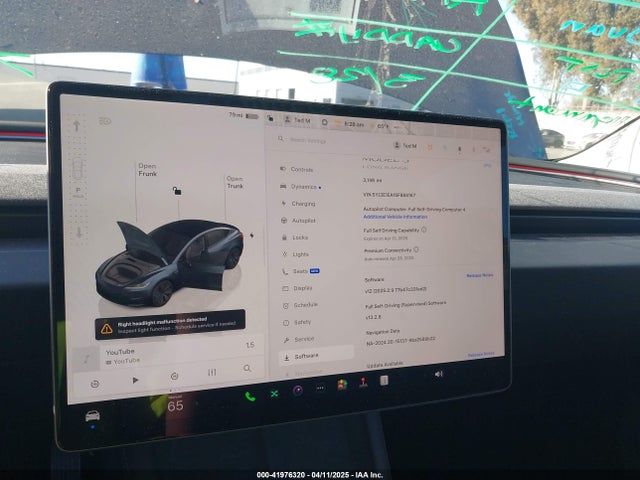 2025 TESLA MODEL 3 5YJ3E1EA1SF884167 Photo 6