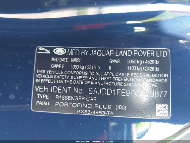 2023 JAGUAR F-TYPE SAJDD1EE9PCK79877 Photo 8