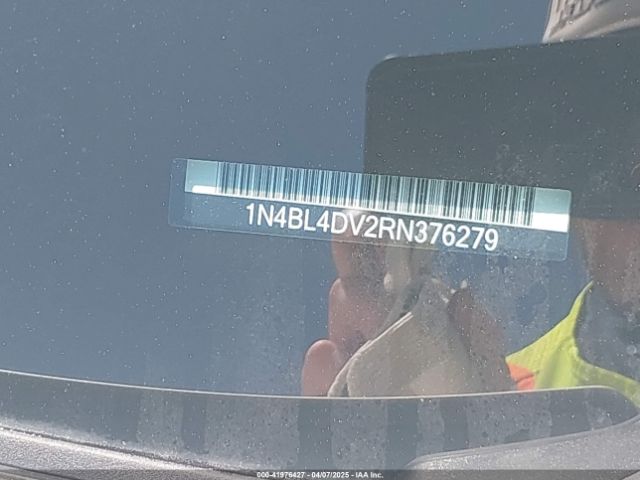 1N4BL4DV2RN376279 Nissan Altima Sv Fwd