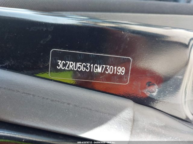 3CZRU5G31GM730199 Honda HR-V LX