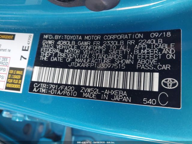 JTDKARFP1J3097515 Toyota Prius Prime Plus