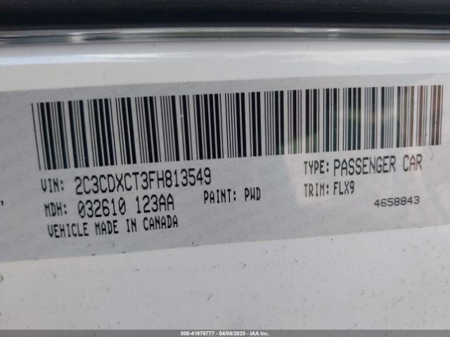 2C3CDXCT3FH813549 Dodge Charger Road/track