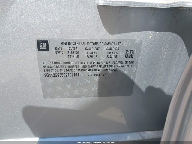 2G1125S35E9102161 Chevrolet Impala 2lt