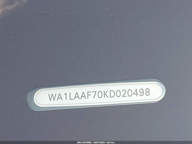 WA1LAAF70KD020498 Audi Q7 55 Premium/55 Se Premium