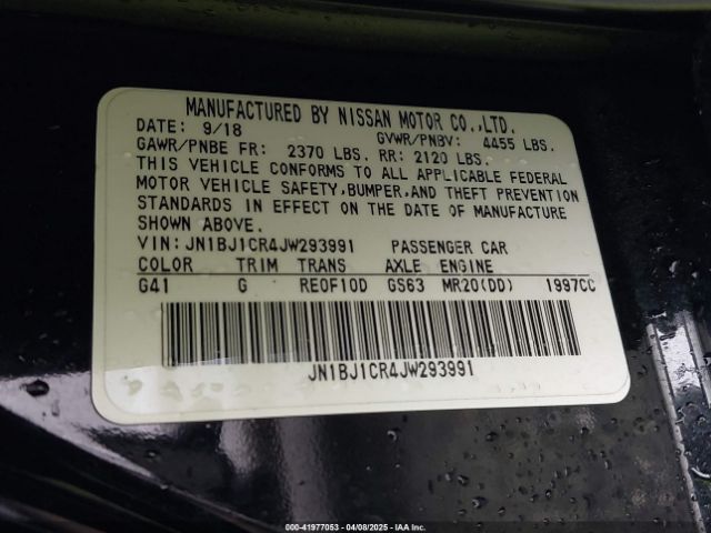 JN1BJ1CR4JW293991 Nissan Rogue Sport Sl