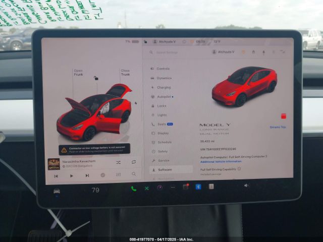 7SAYGDEE1PF630246 Tesla Model Y Awd/long Range Dual Motor All-wheel Drive