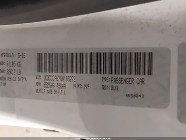 1C3CCCAB7GN186272 Chrysler 200 Limited Platinum