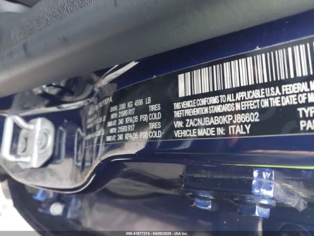 ZACNJBAB0KPJ86602 Jeep Renegade Sport 4x4