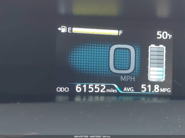 JTDKAMFU2N3154674 Toyota PRIUS XLE
