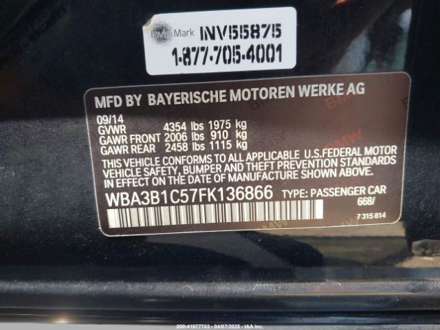 WBA3B1C57FK136866 BMW 320i