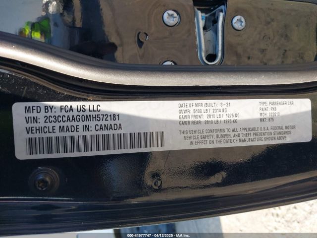 2C3CCAAG0MH572181 Chrysler 300 Touring