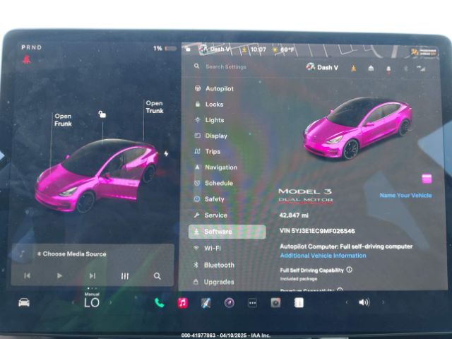 2021 TESLA MODEL 3 5YJ3E1EC9MF026546 Photo 6